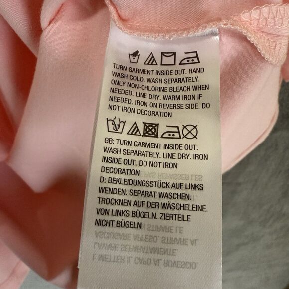 Quacker Factory Size 1X Pink Rhinestone Floral Short Sleeve Plus T-shirt Spring - Picture 8 of 9